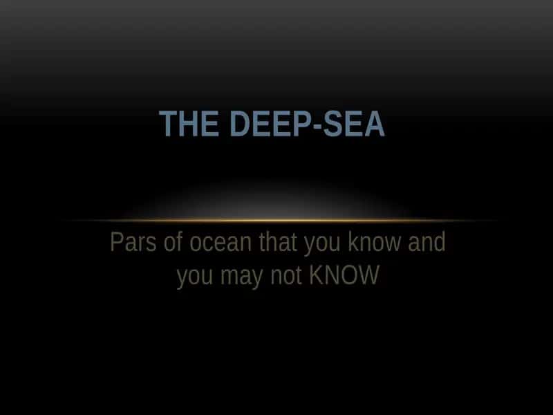 Zones of ocean