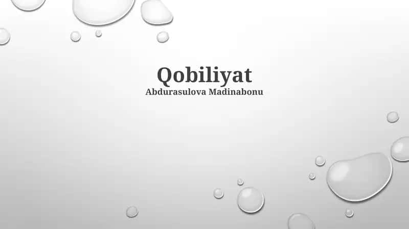 Qobiliyat