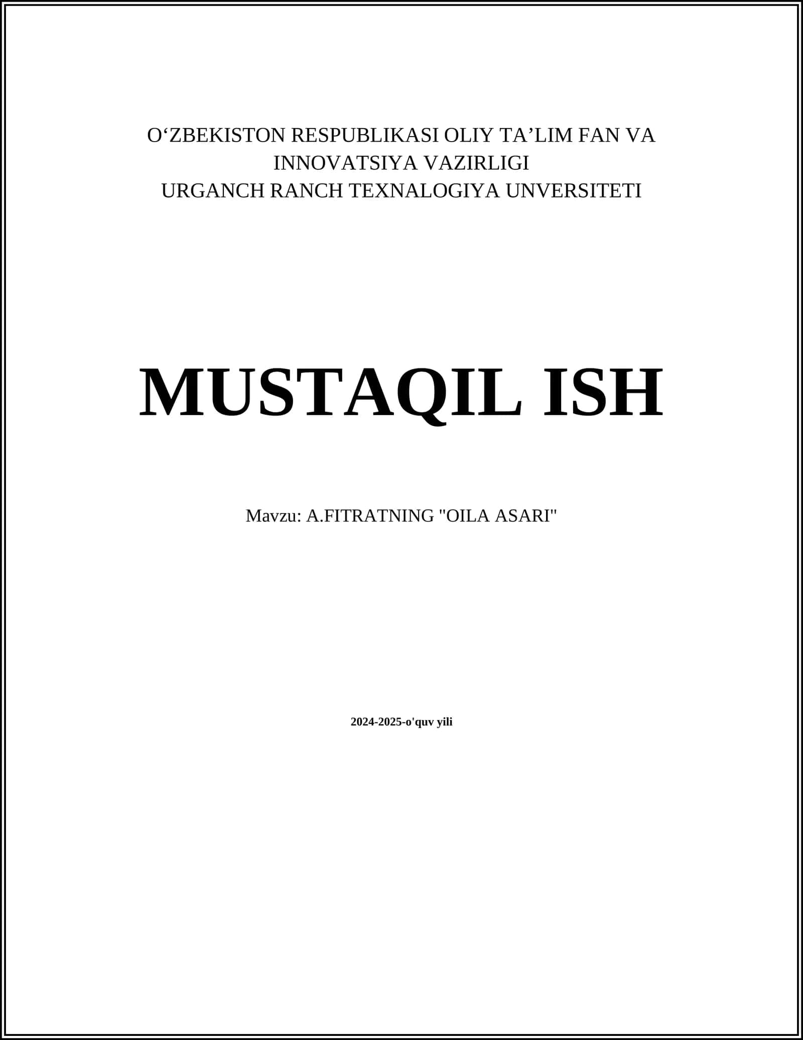 A.FITRATNING "OILA ASARI"