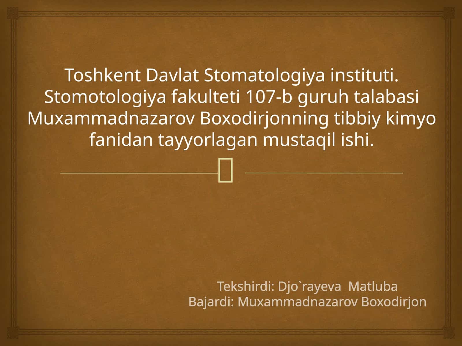 SIRT HODISALAR. UNI TIBBIYOTDAGI AHAMIYATI