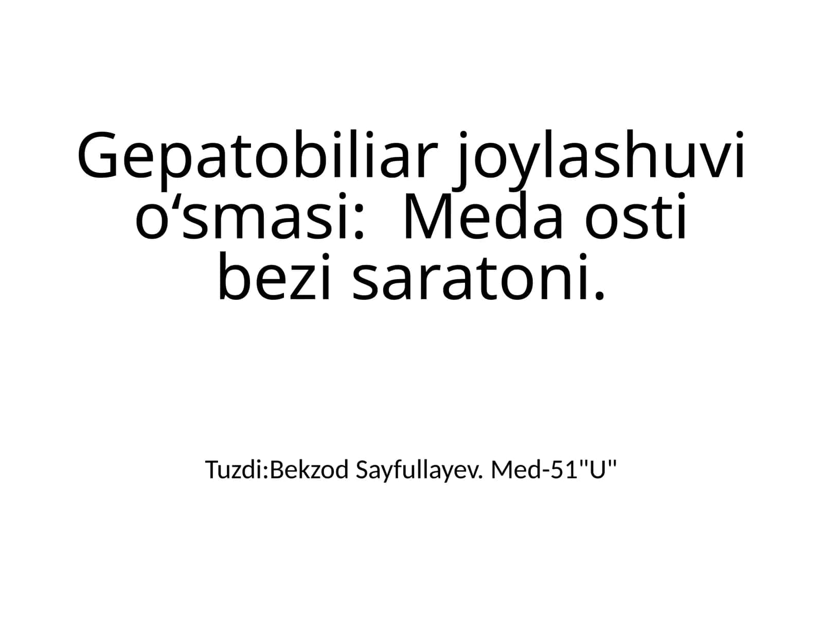 Meda osti bezi saratoni