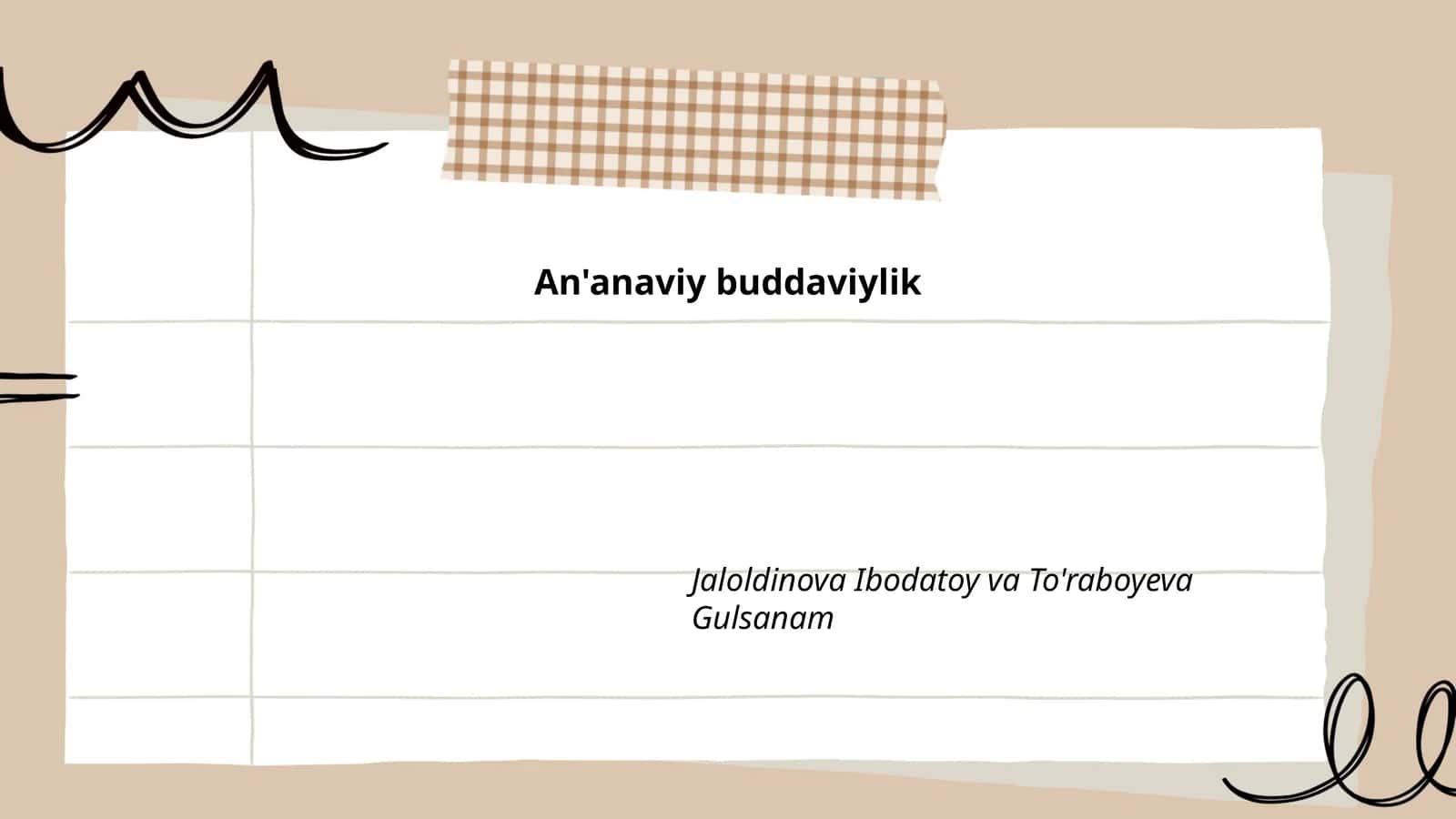An'anaviy buddaviylik