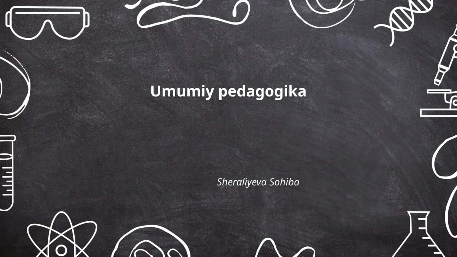 Umumiy pedagogika