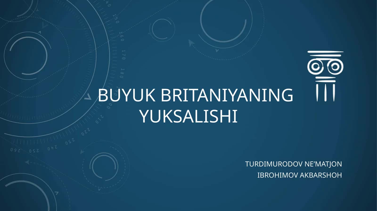 BUYUK BRITANIYANING YUKSALISHI
