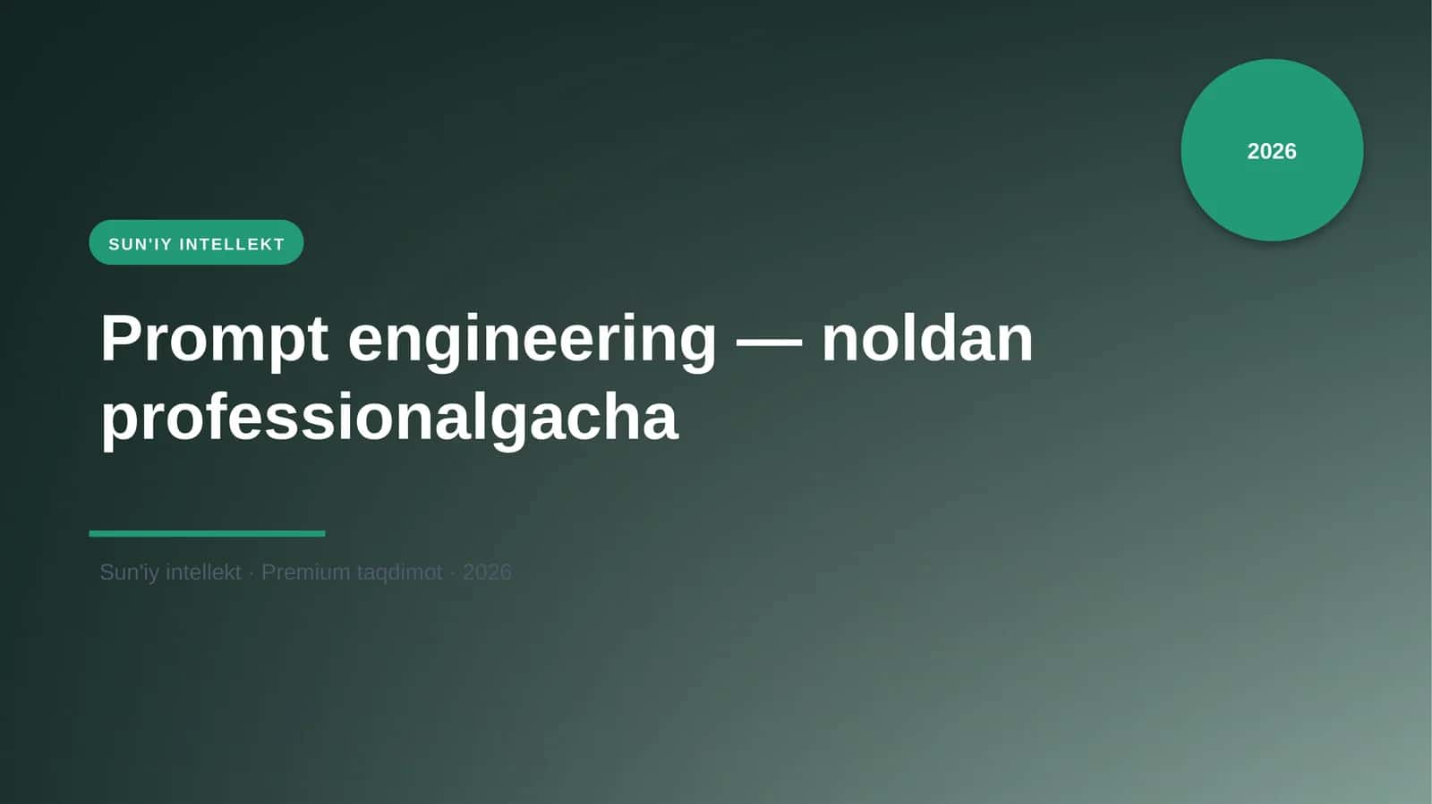 Prompt engineering — noldan professionalgacha