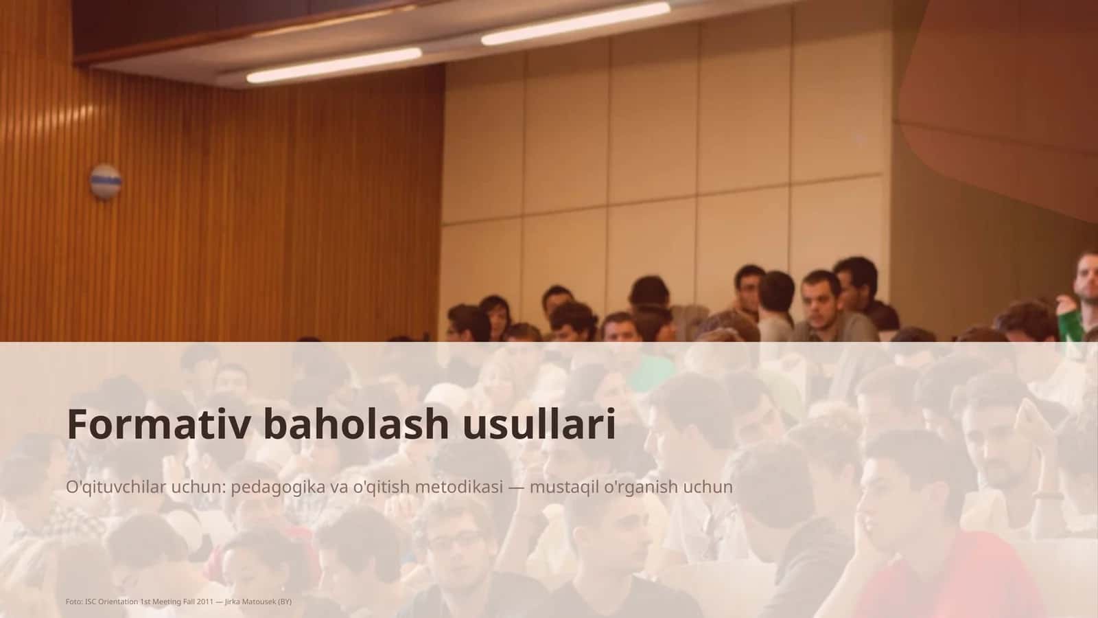 Formativ baholash usullari