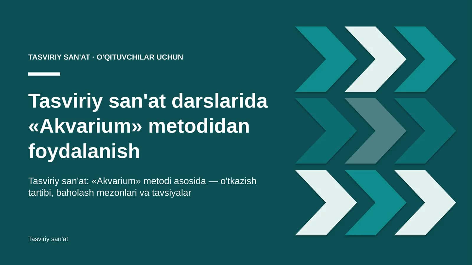 tasviriy san'at darslarida akvarium metodidan foydalanish 1236