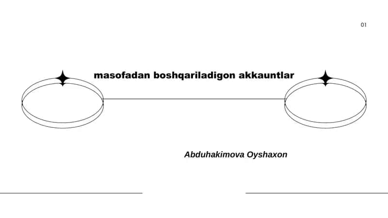Masofadan boshqariladigon akkauntlar