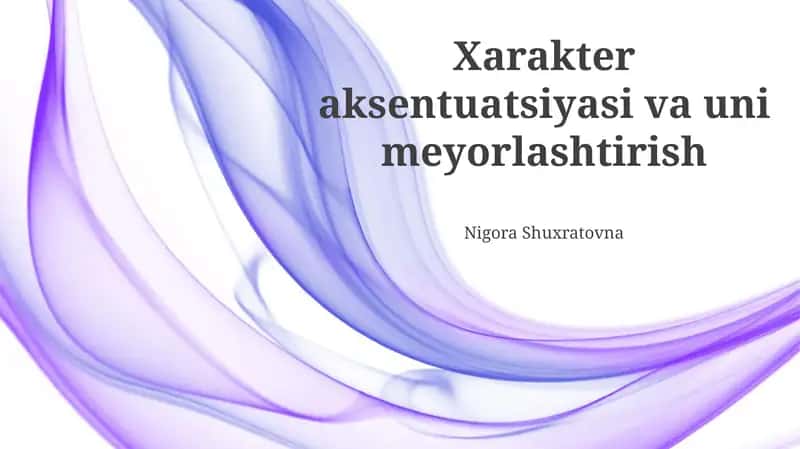Stress Aktsentatsiyasi: Ta'rif va Umumiy Ma'lumot