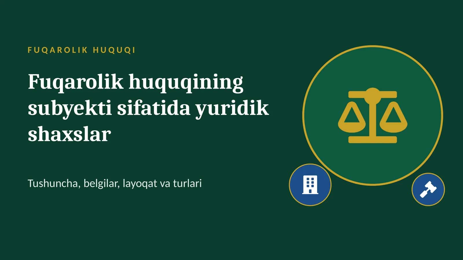 Fuqarolik huquqi