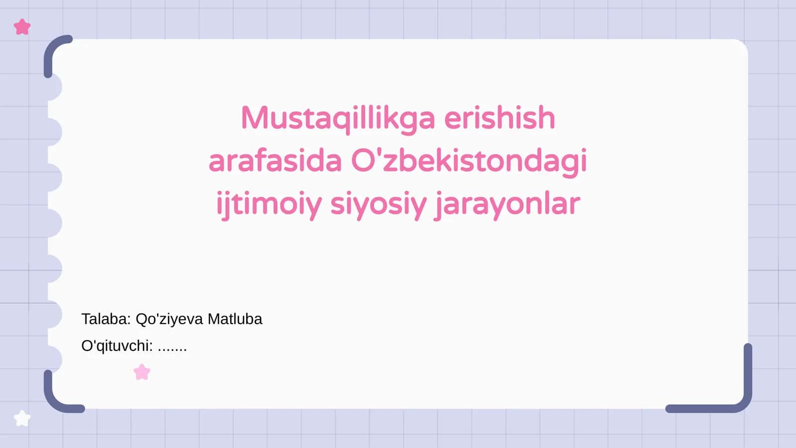 Mustaqillikga erishish jarayonlar
