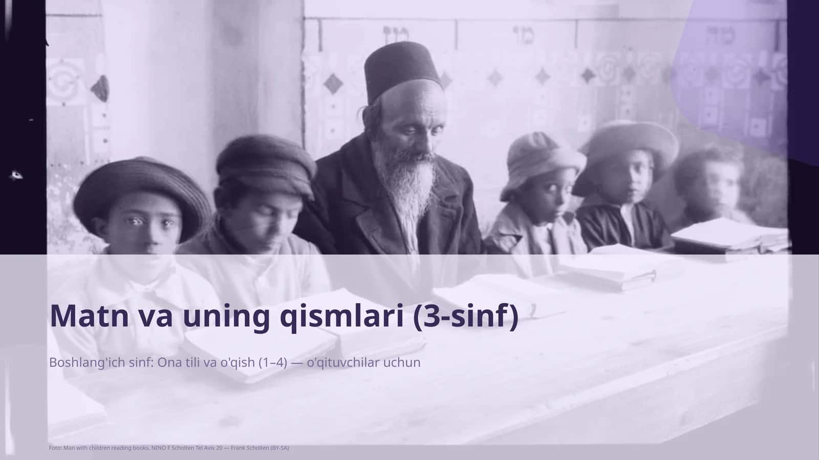 Matn va uning qismlari (3-sinf)