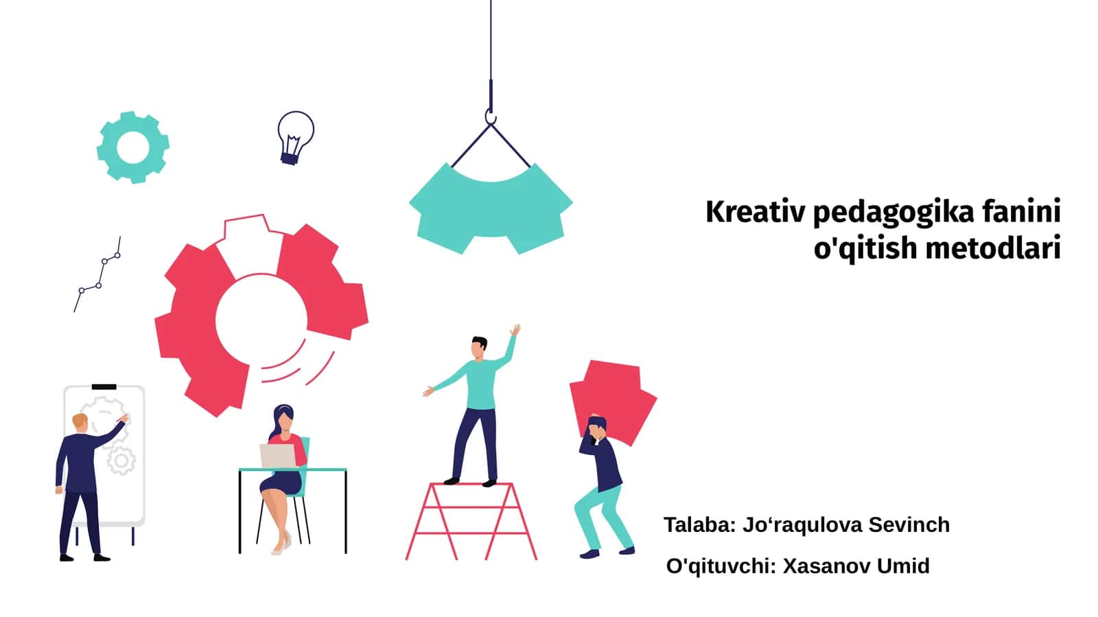 Kreativ pedagogika fanini o'qitish metodlari