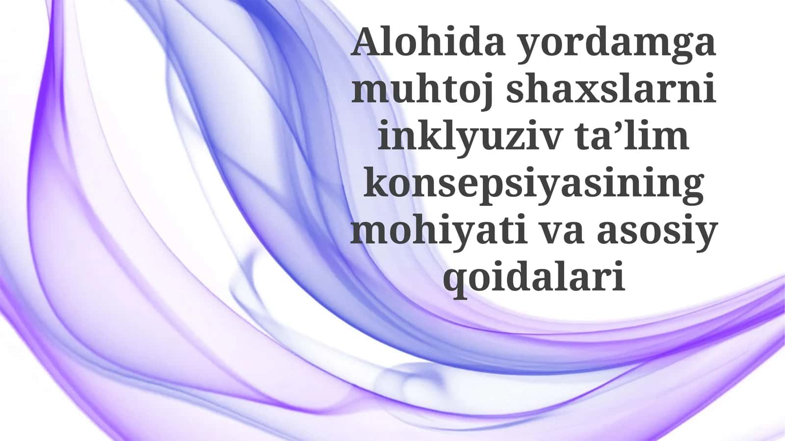 Inklyuziv Ta'lim