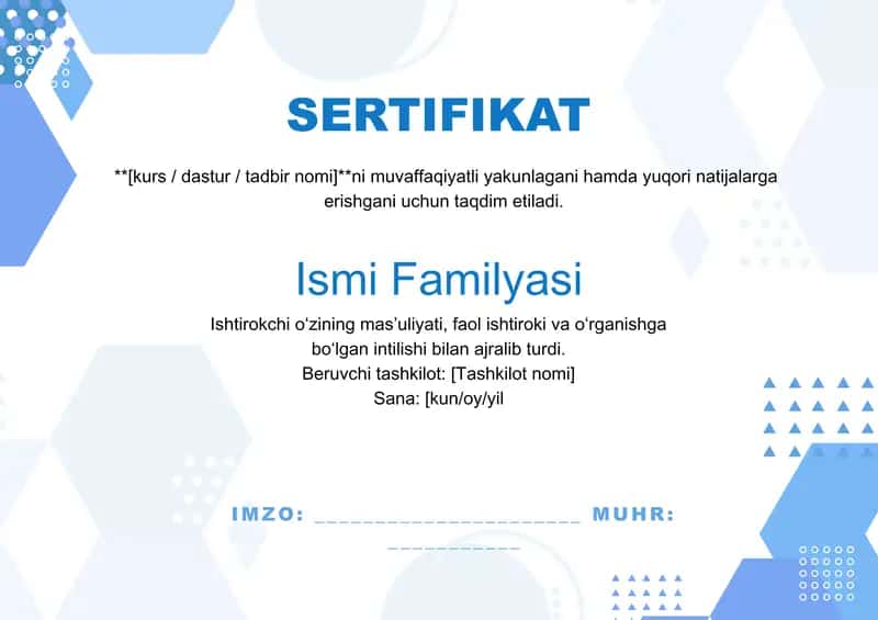 SERTIFIKAT