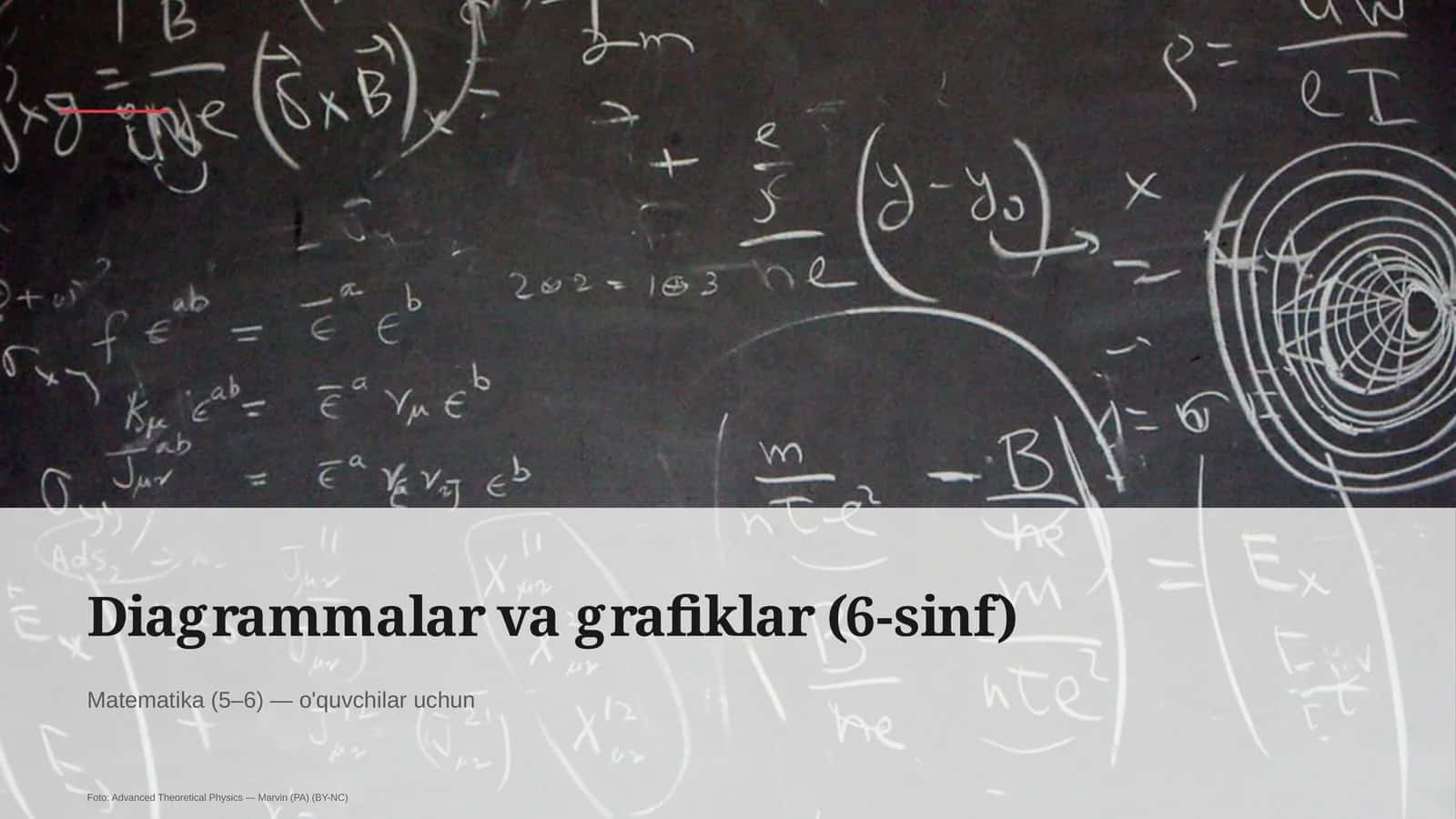 Diagrammalar va grafiklar (6-sinf)