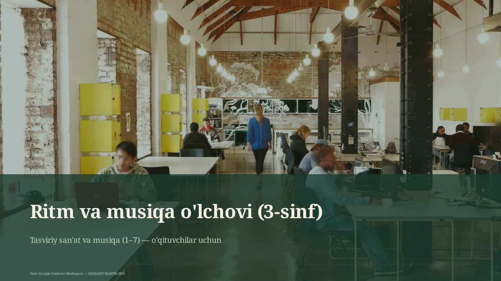 Ritm va musiqa o'lchovi (3-sinf)
