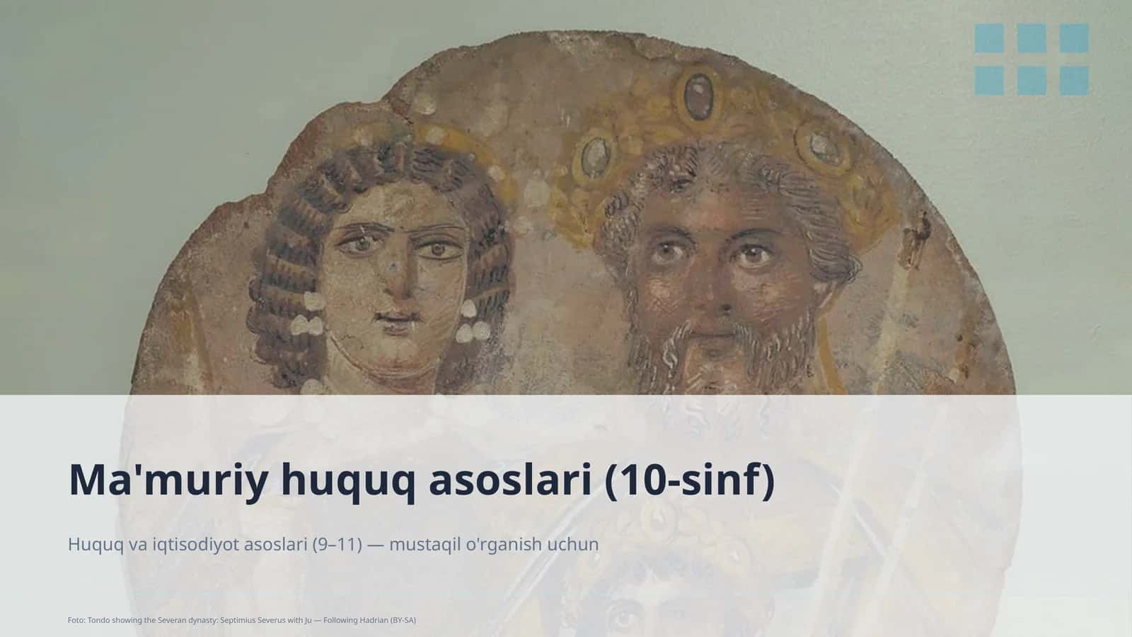 Ma'muriy huquq asoslari (10-sinf)