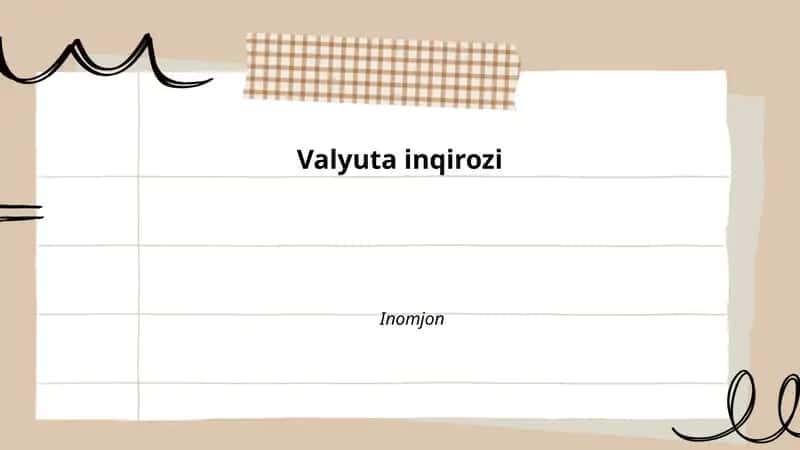 Valyuta inqirozi
