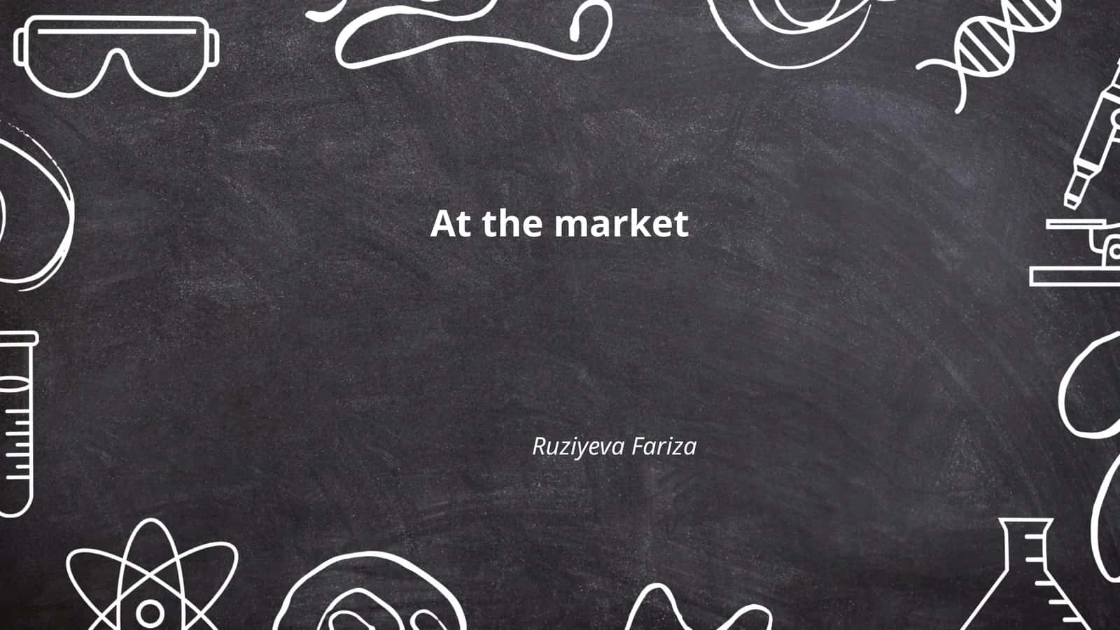 At the market