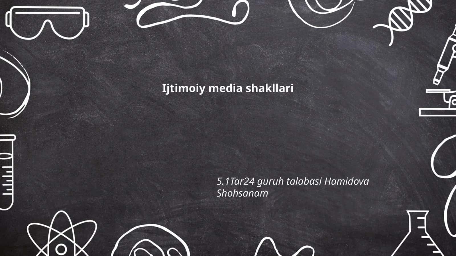 Ijtimoiy media shakllari