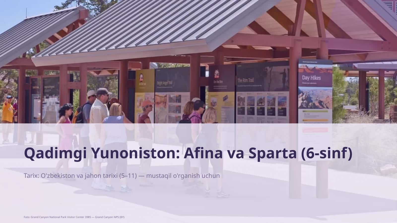 Qadimgi Yunoniston: Afina va Sparta (6-sinf)