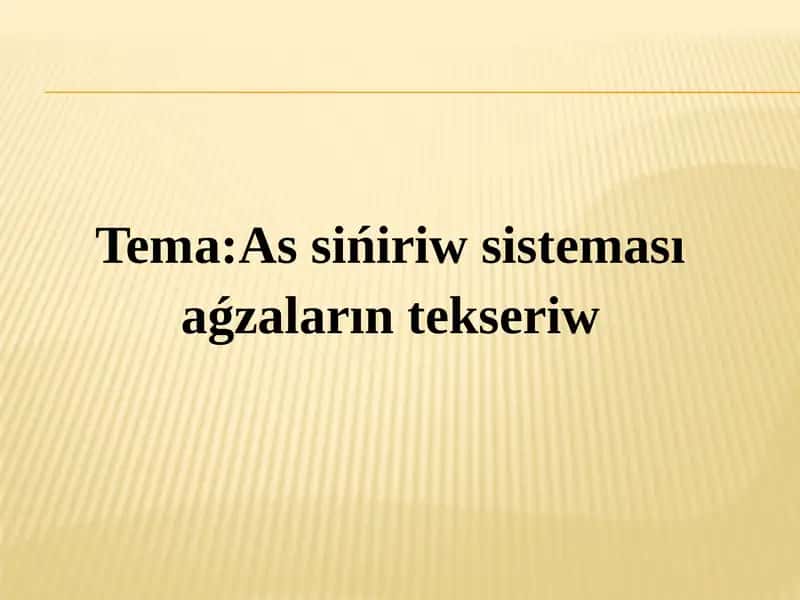 Assiniriw Sistemasi Teksirishi