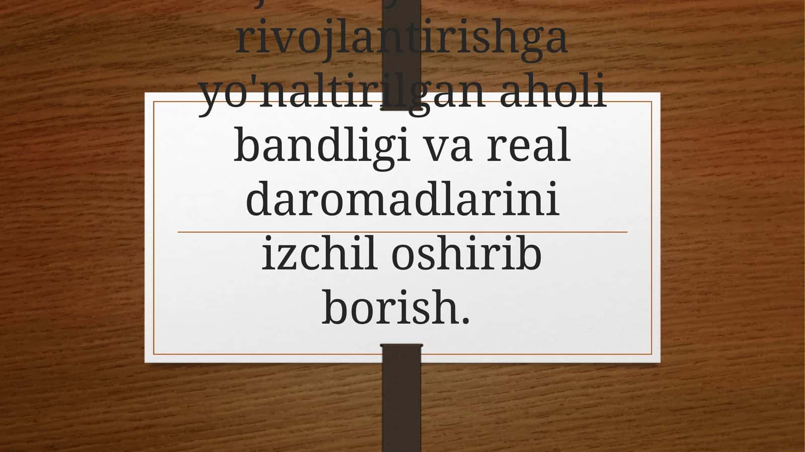 Ijtimoiy sohada davlat siyosatining takomillashib borishi. Aholi farovonligini oshirish tadbirlari
