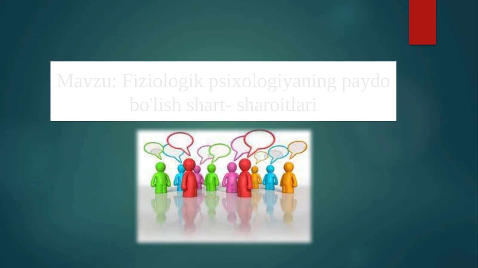 Fiziologik psixologiyaning paydo bo'lish shart-sharoitlari