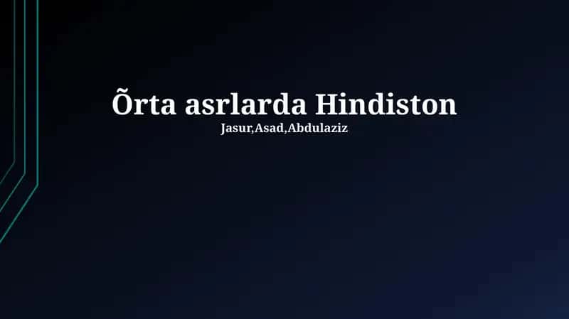 O'rta asrlarda Hindiston: Siyosat, Iqtisodiyot va Jamiyat