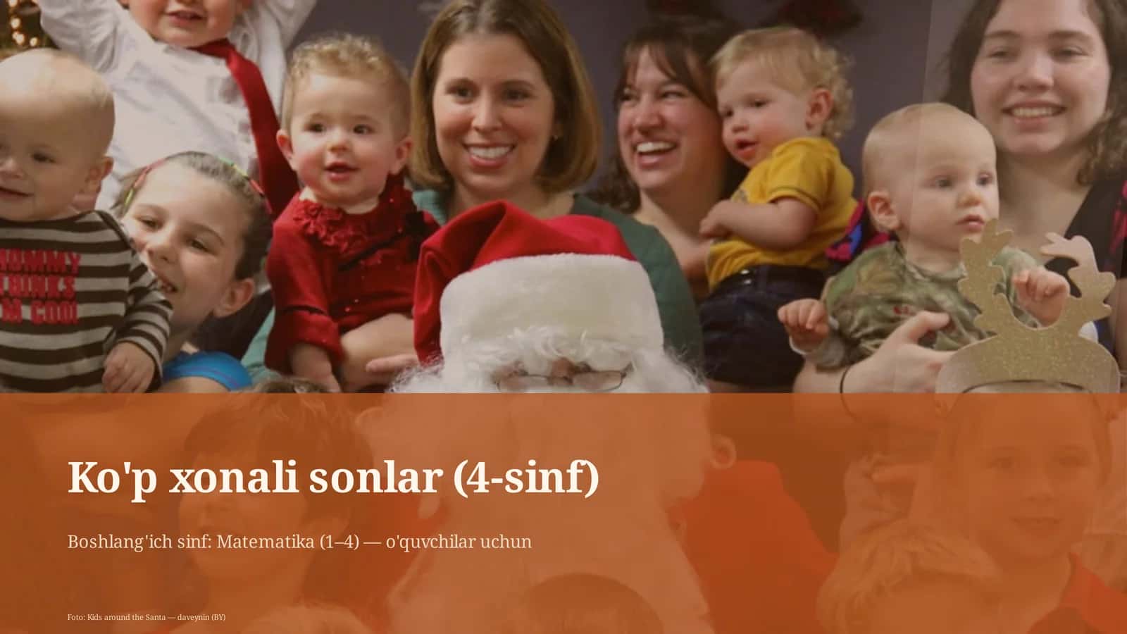 Ko'p xonali sonlar (4-sinf)