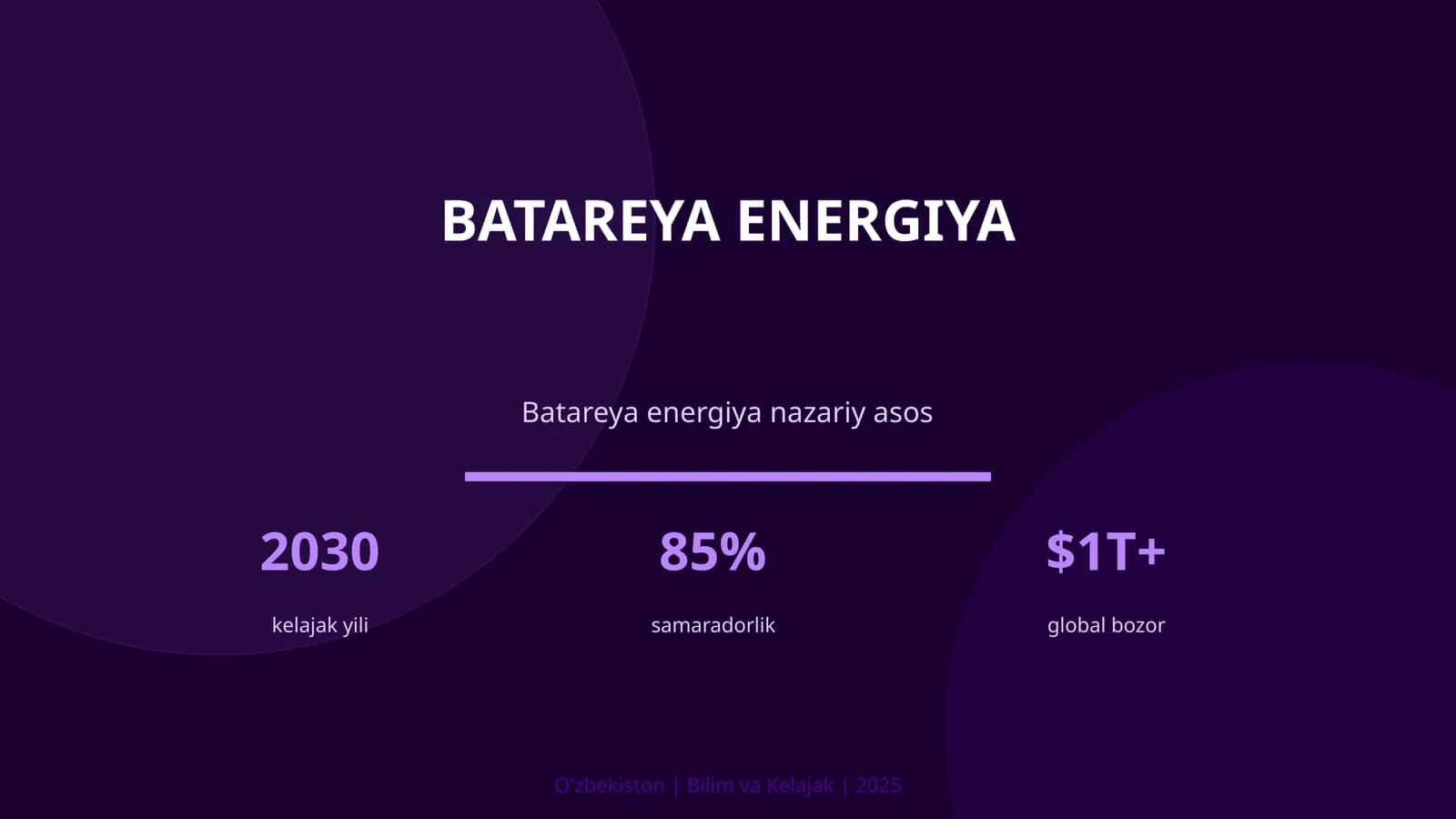 Batareya energiya
