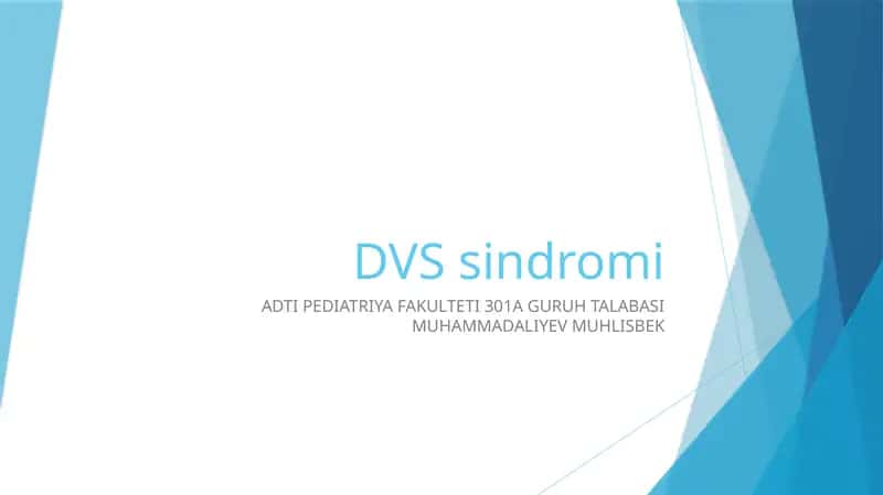 DVS sindromi