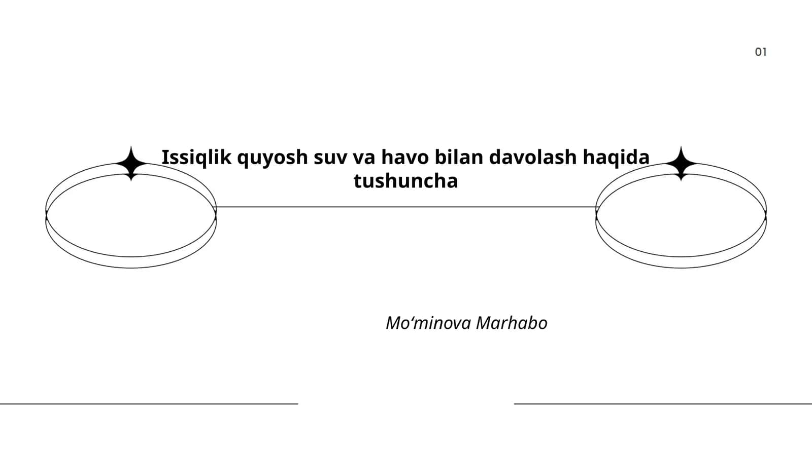Issiqlik quyosh suv va havo bilan davolash haqida tushuncha