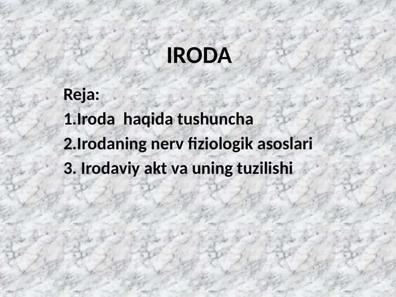 Iroda