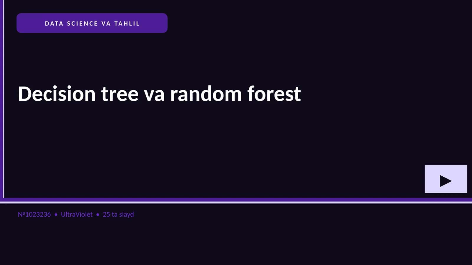 DATA SCIENCE VA TAHLIL