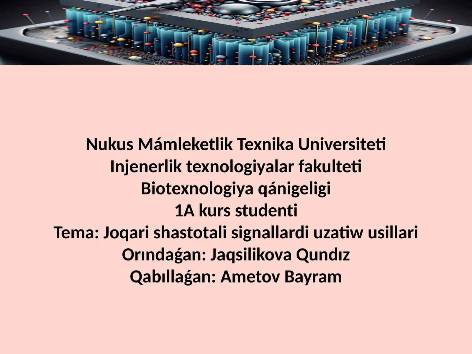 Joqarı chastota haqqında túsinik