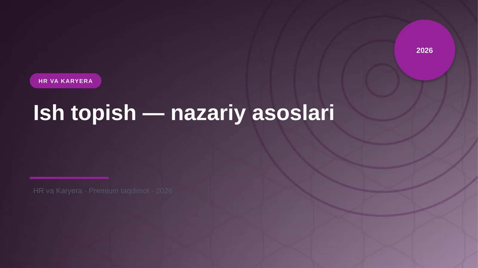 Ish topish — nazariy asoslari