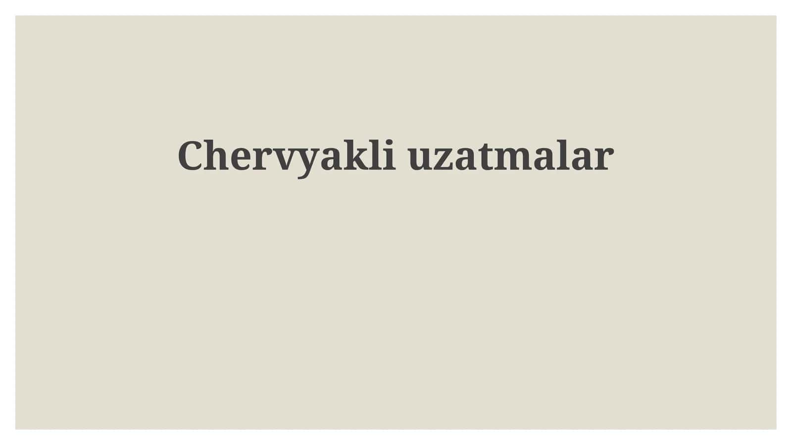 Chervyakliuzatmalar