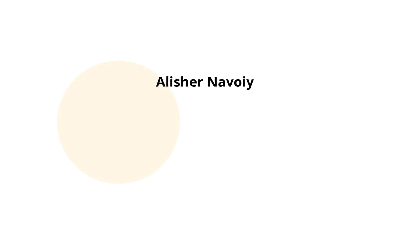 Alisher Navoiy