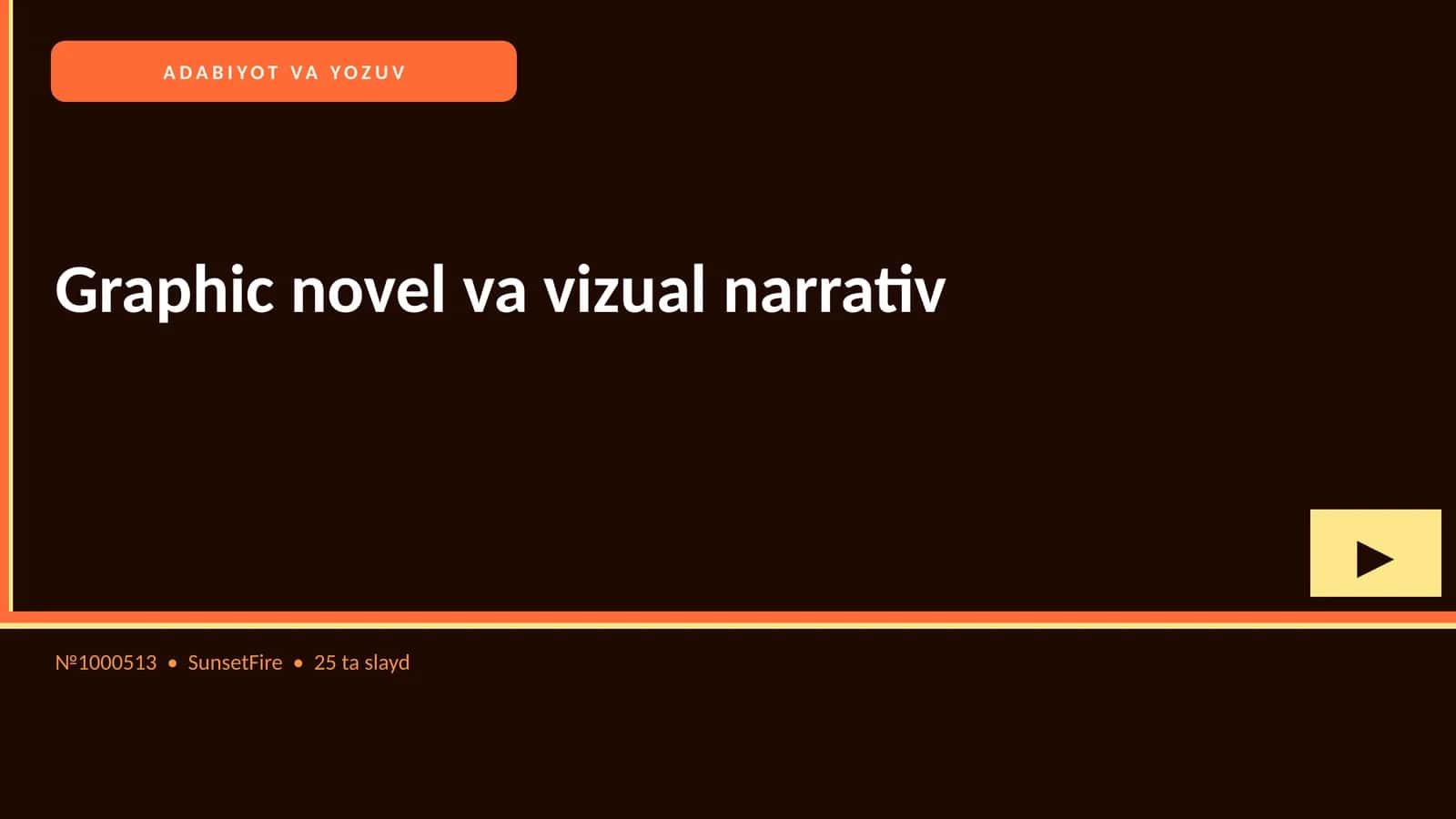 Graphic novel va vizual narrativ