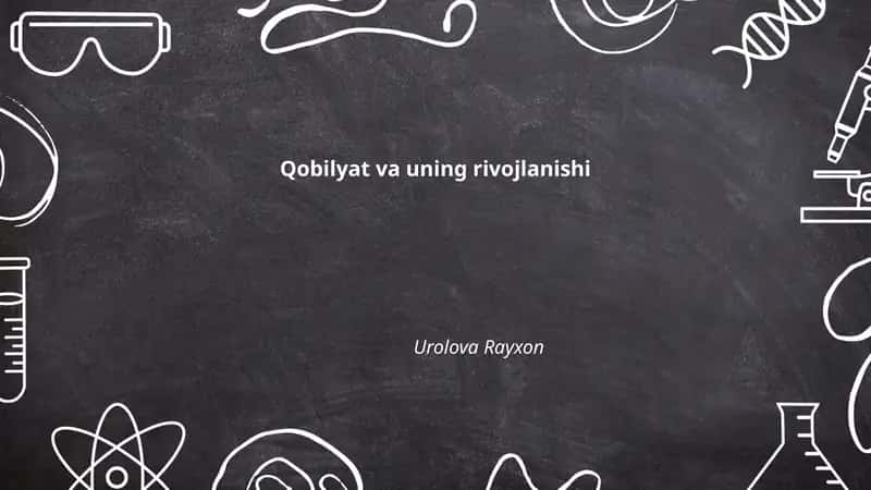 Qobilyat va uning rivojlanishi