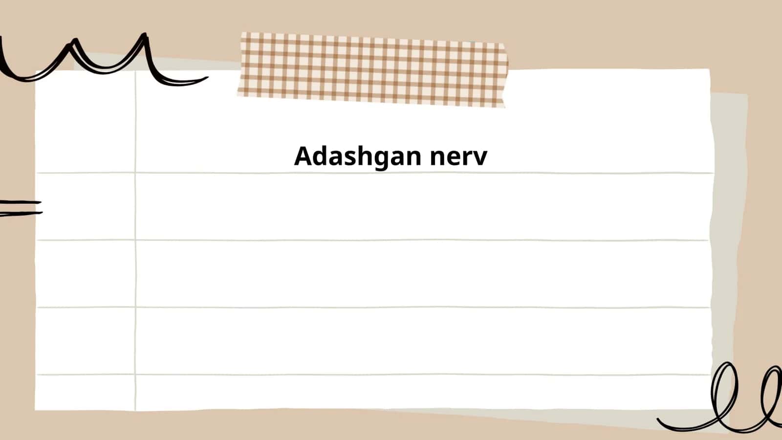 Adashgan nerv