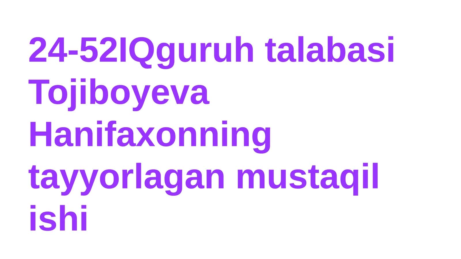 Fiksirovlangan Effektlar va Tasodifiy Effektlar Modellari