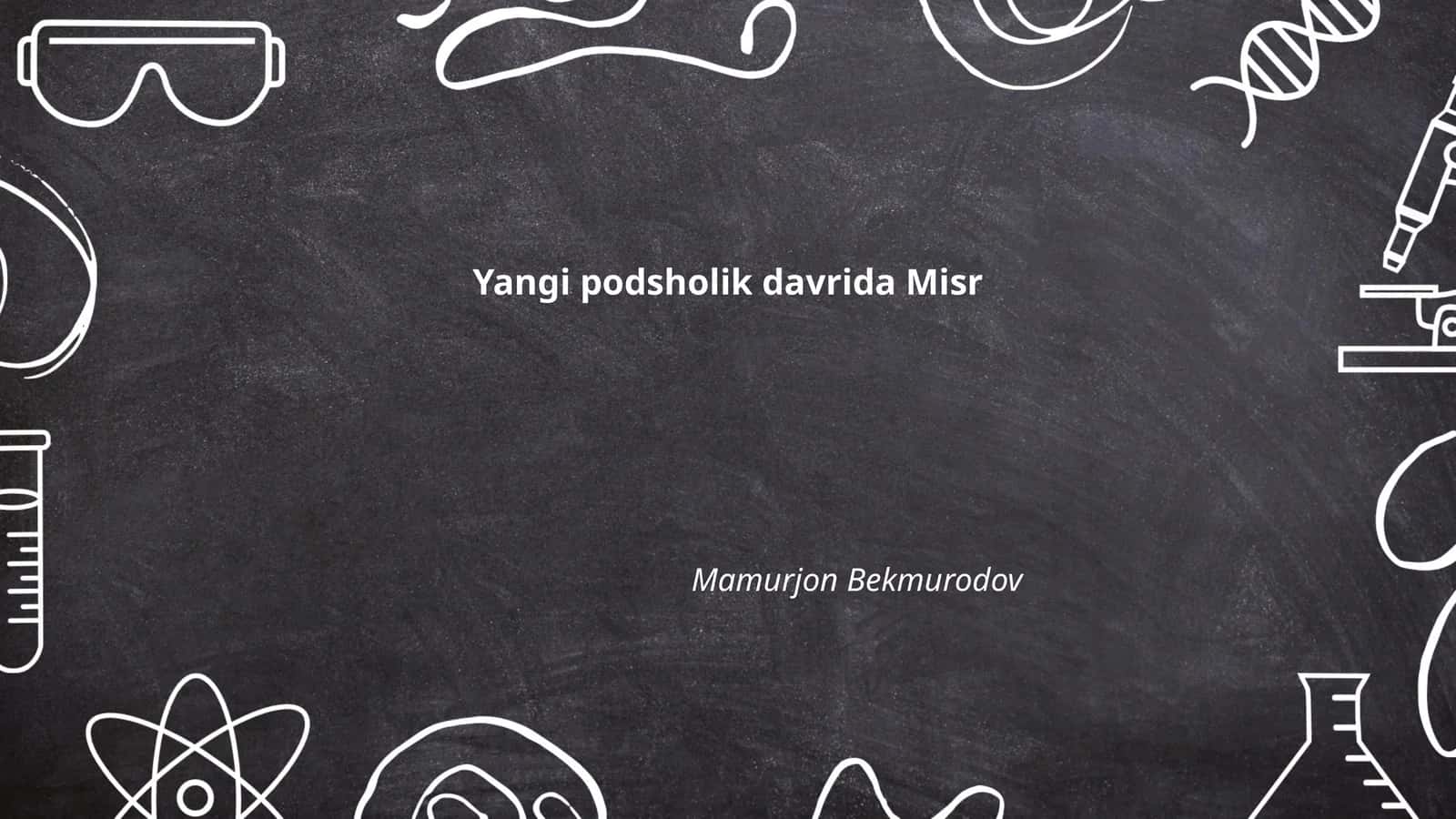 Misrning siyosiy tuzilishi