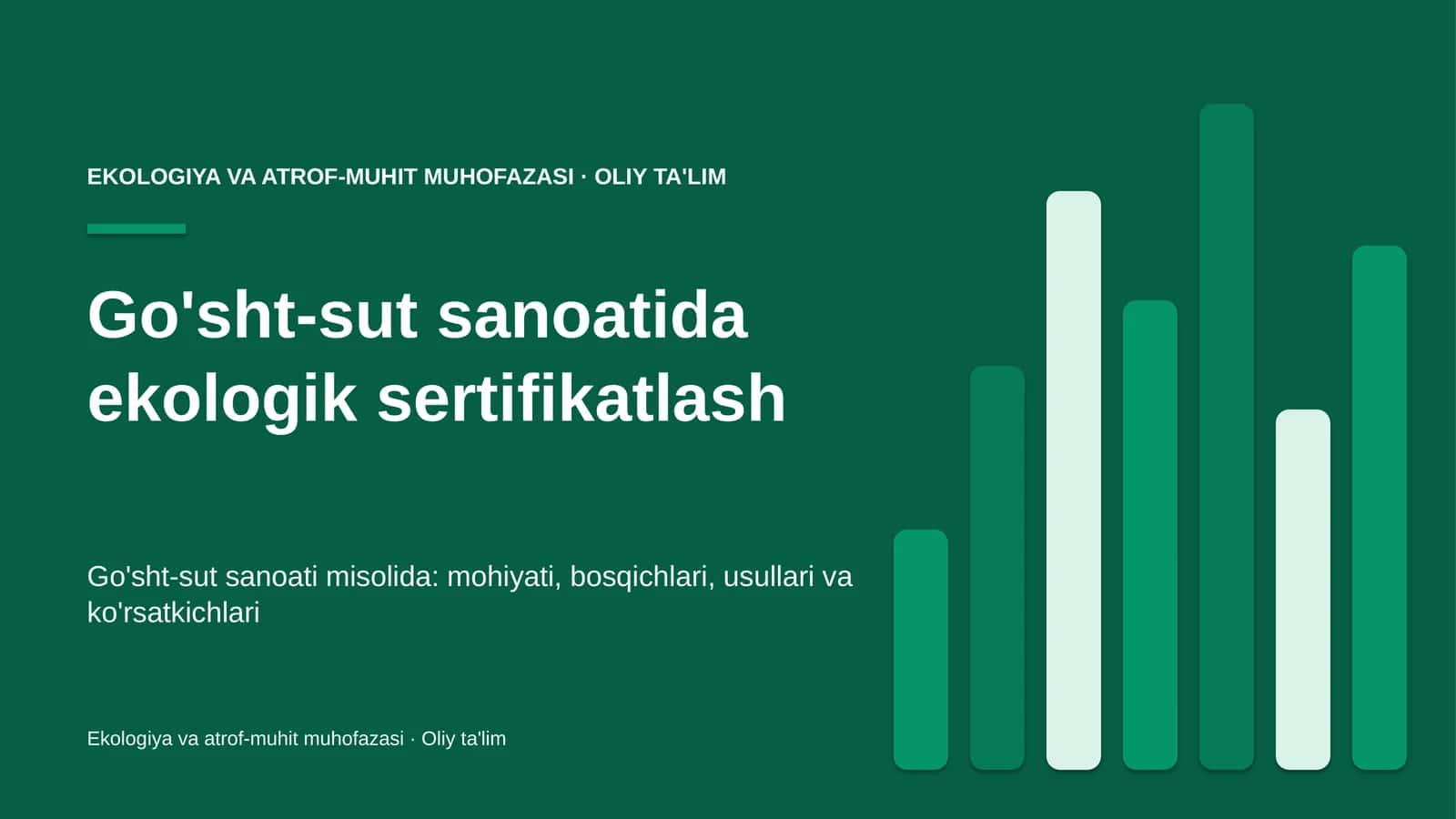 go'sht sut sanoatida ekologik sertifikatlash 8237