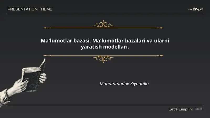 Ma'lumotlar bazasi