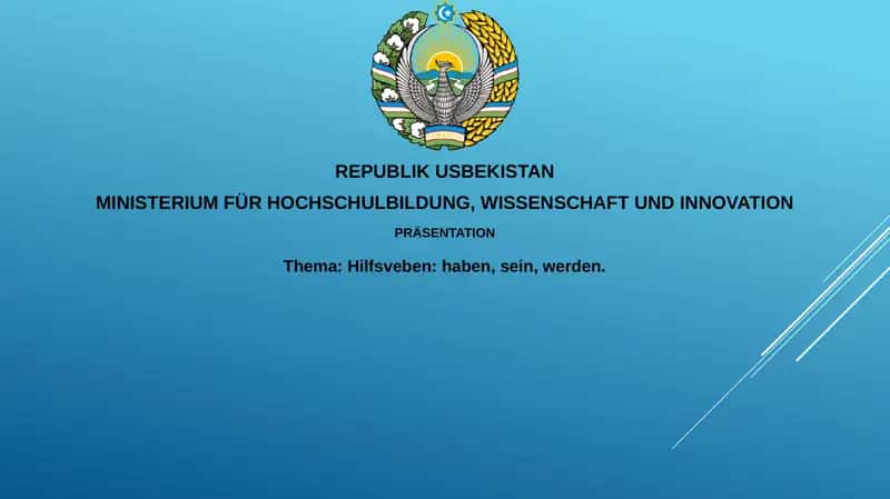 Hilfsveben:haben, sein,werden