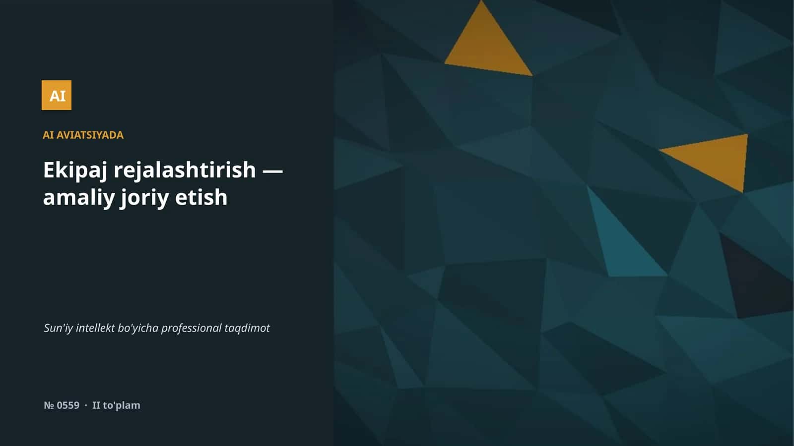 Ekipaj rejalashtirish