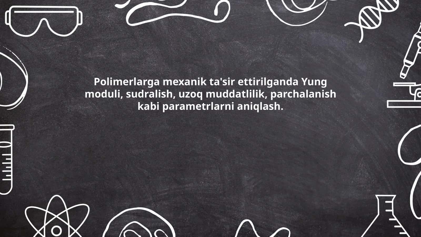 Polimerlar mekhanika xususiyatlari